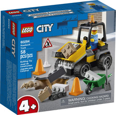 LEGO City Roadwork Truck 60284 traffic cones to cordon off build zones