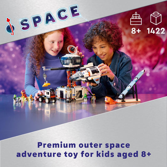 LEGO City Space Base 360-degree tower crane enabling dynamic builds