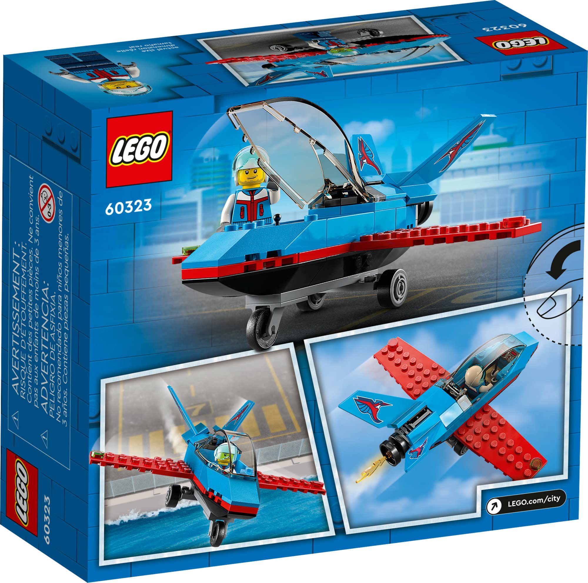 LEGO City Great Vehicles toy encourages creative play and fine motor skills.
