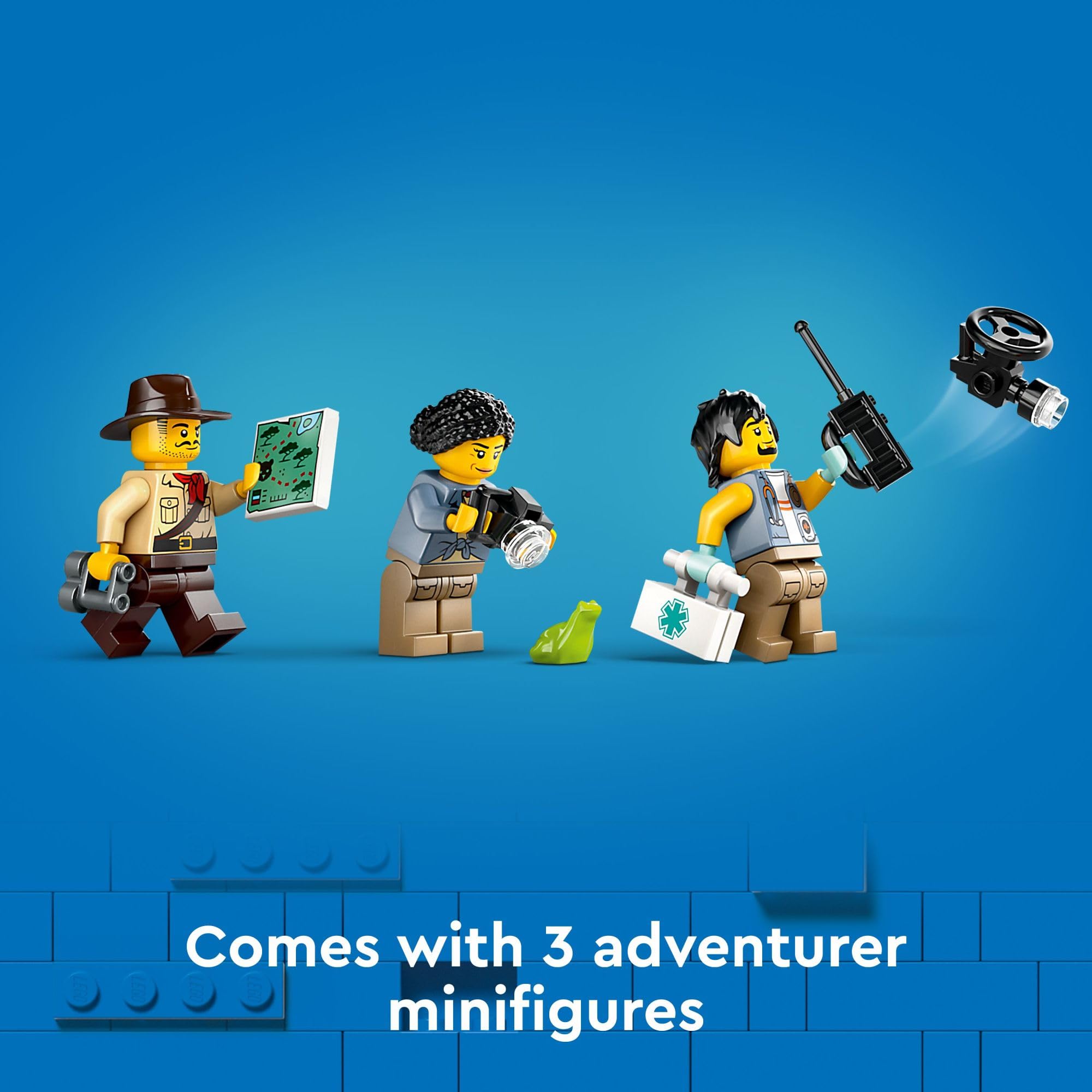 LEGO City Tiger figure adding wildlife action to jungle missions