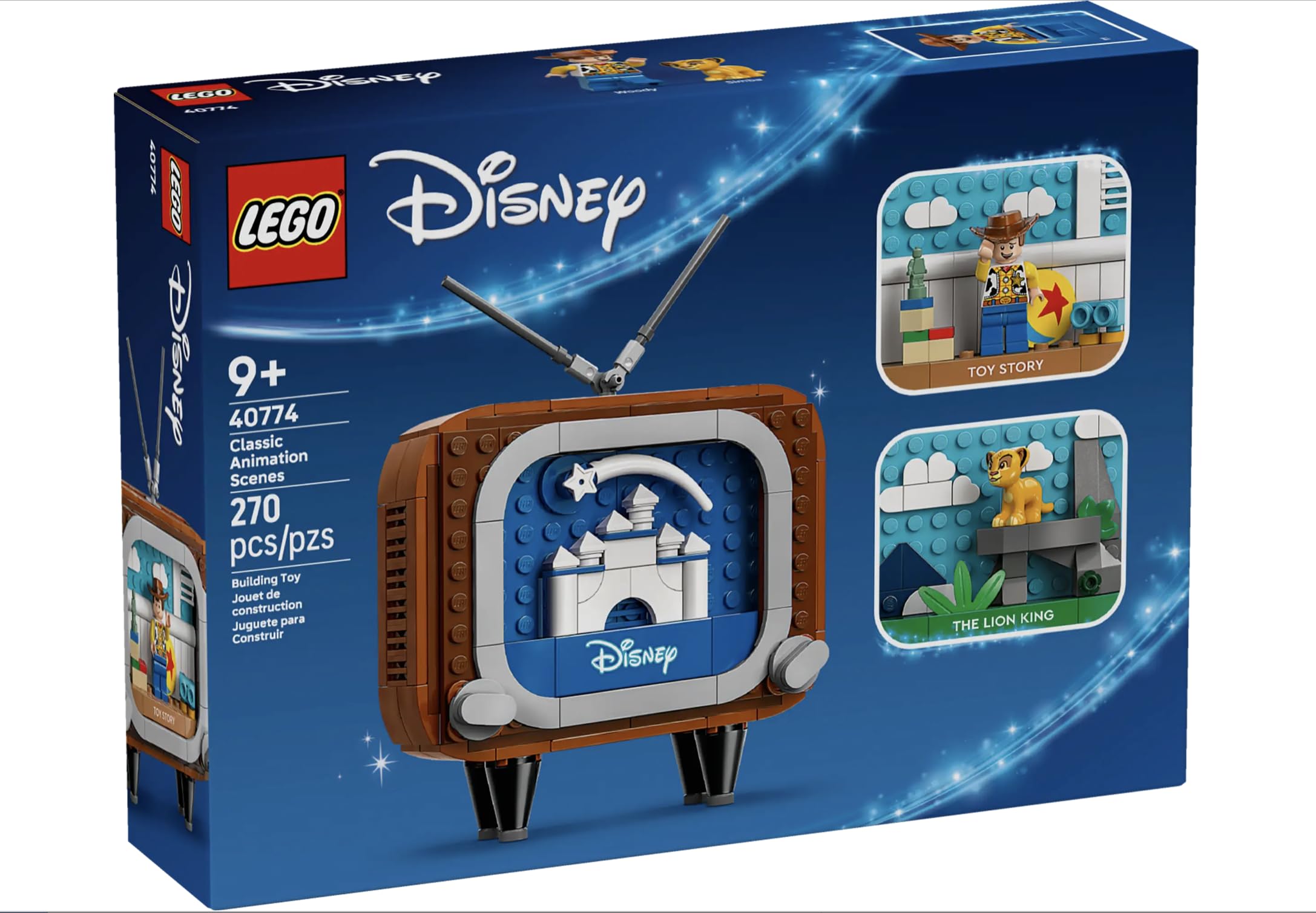 LEGO Classic Animation Scenes 40774 Fantasyland Castle scene for imaginative brick-built adventures