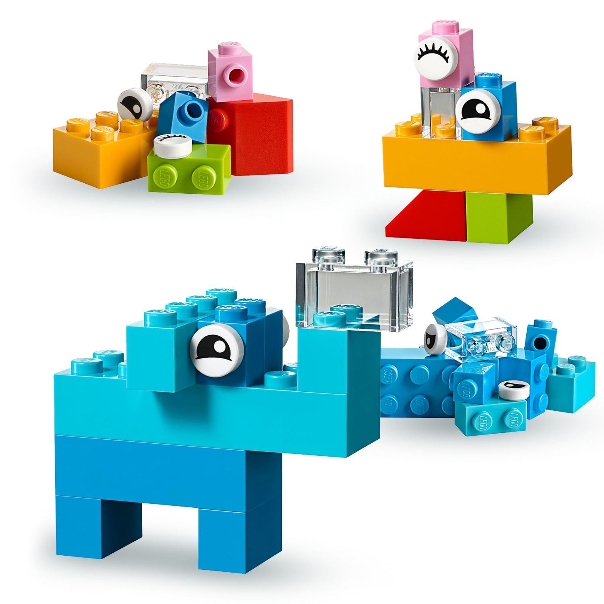 LEGO Classic 10713 sorting compartments keep bricks organized