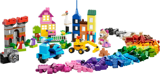 LEGO Classic 10698 window and door pieces enable versatile builds