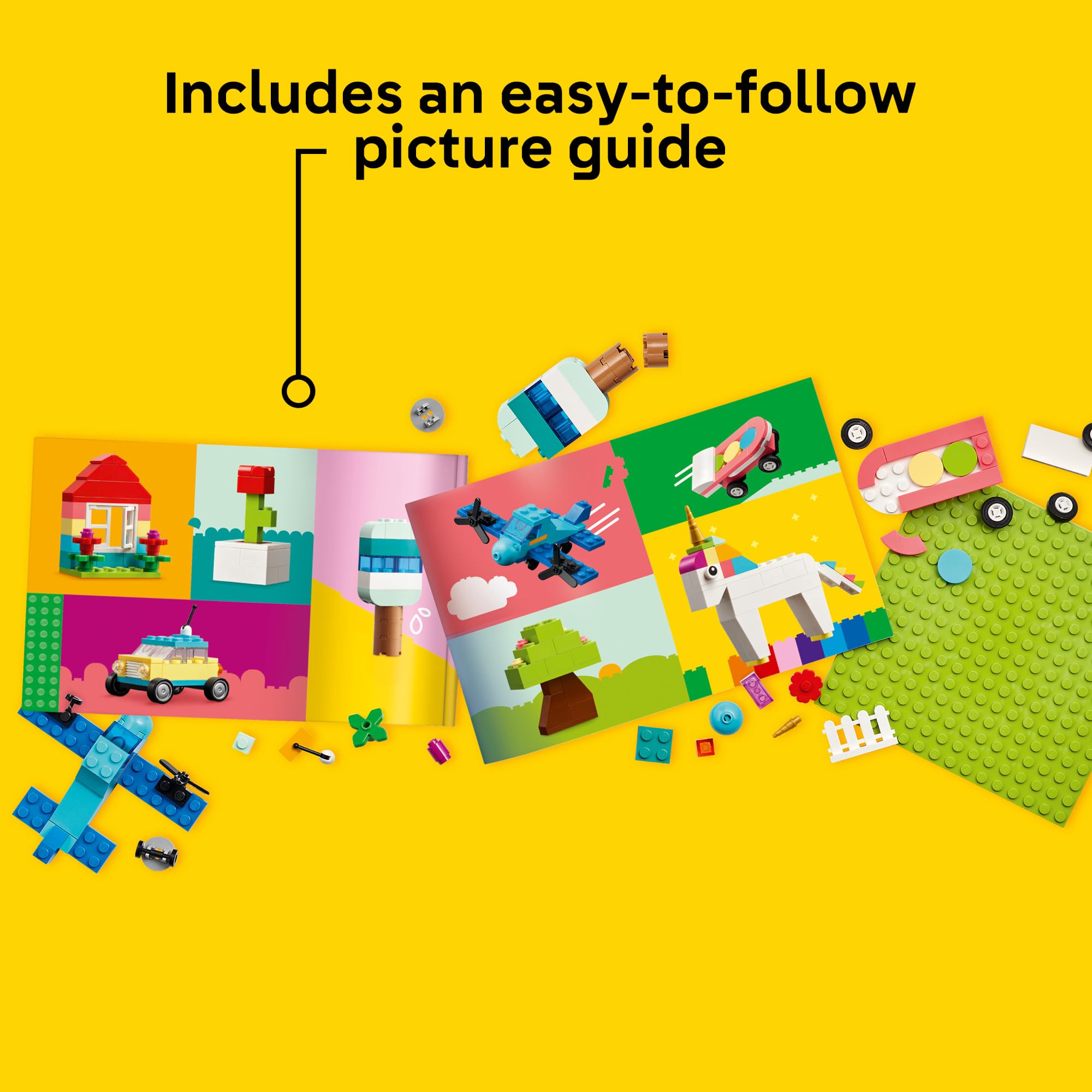 LEGO Classic cherry build inspires color mixing and counting play.