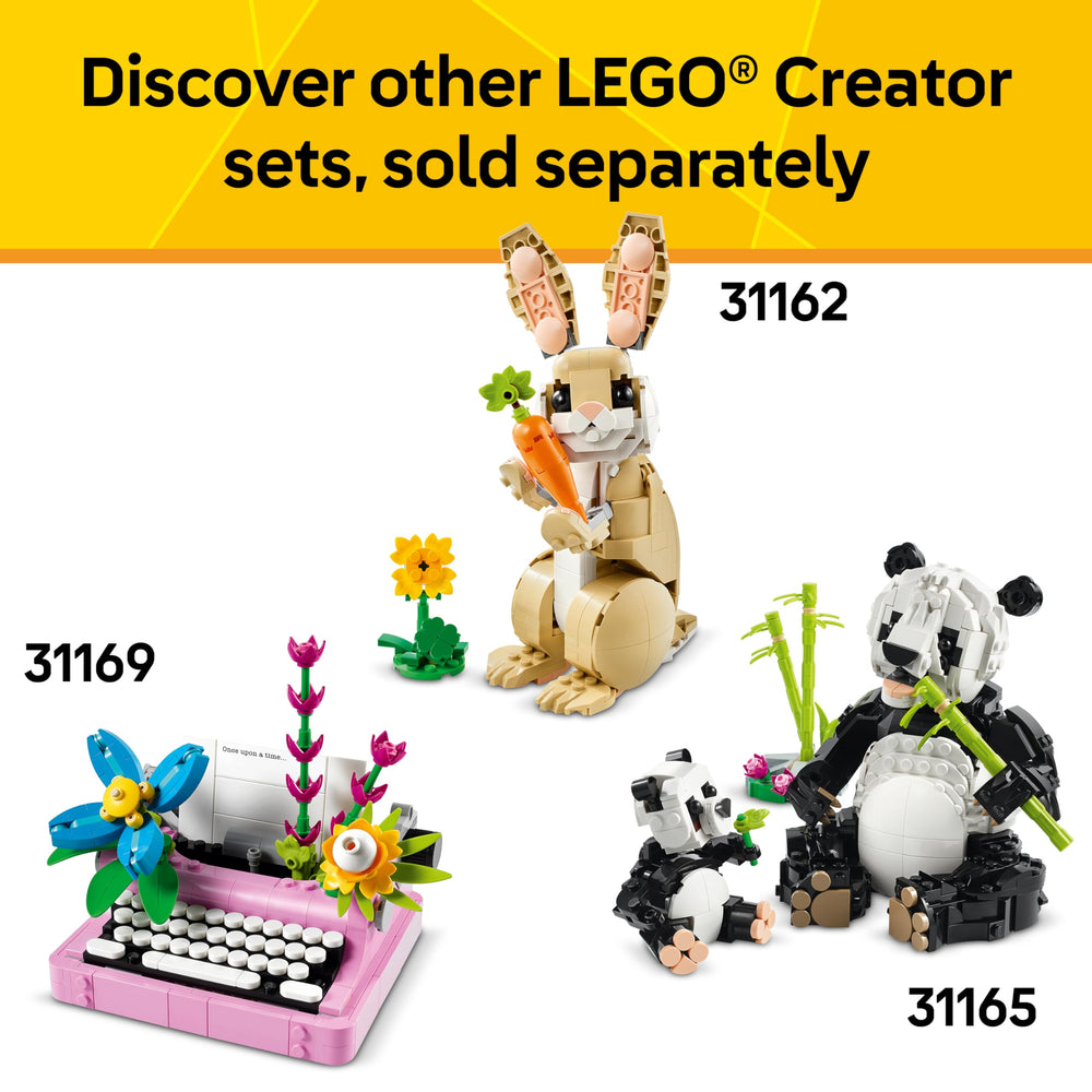 LEGO Creator 3in1 407-piece set offers compact storage and gifting.
