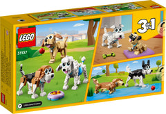 LEGO Creator 3in1 Adorable Dogs accessories including bowl and brush for role-play fun