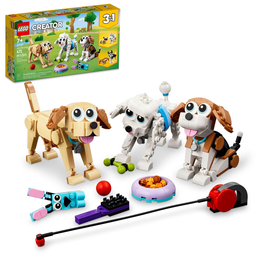 LEGO Creator 3in1 Adorable Dogs Beagle figure with poseable features for imaginative play