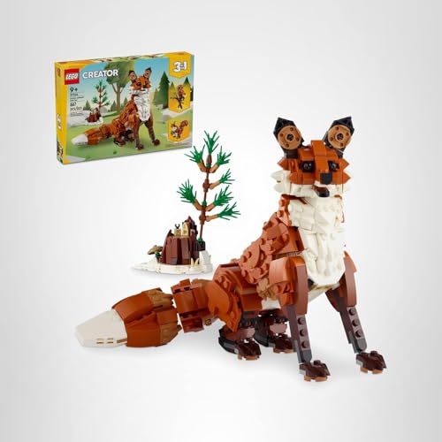 LEGO Creator 3in1 forest display-ready set with three animals.