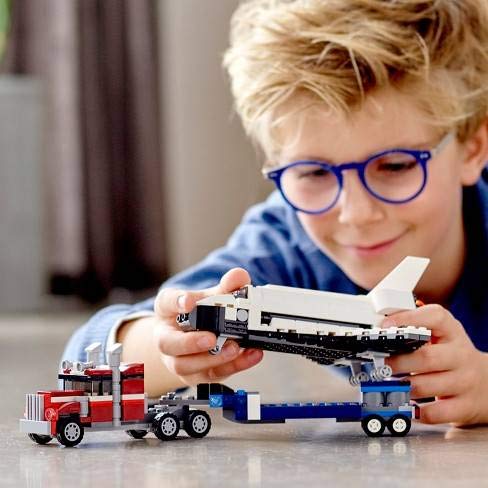 LEGO Creator 3in1 Shuttle Transporter parts image inviting rebuilds and new ideas.