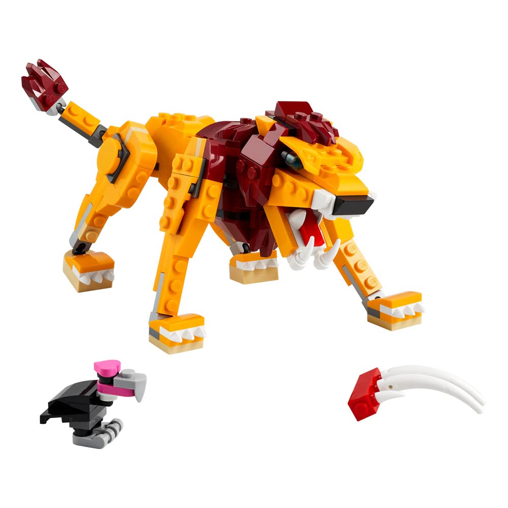 LEGO Creator 3in1 Wild Lion building ideas for creative play.
