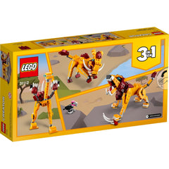 LEGO Creator 3in1 Warthog model with movable head and legs for adventures.