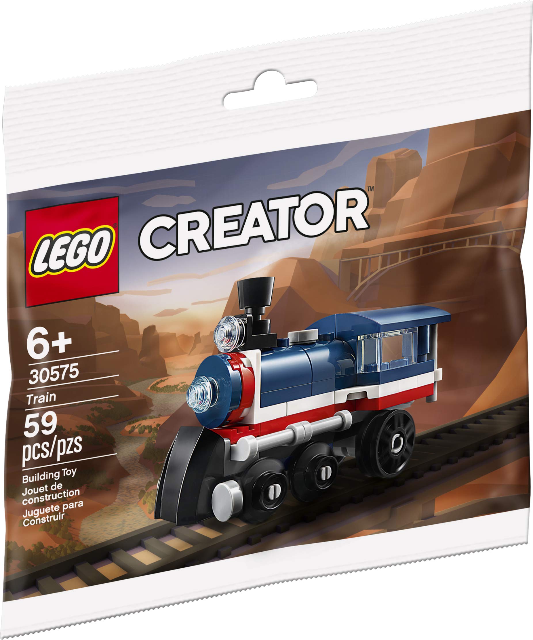 LEGO Creator Train 30575 built train: portable project for on-the-go play.