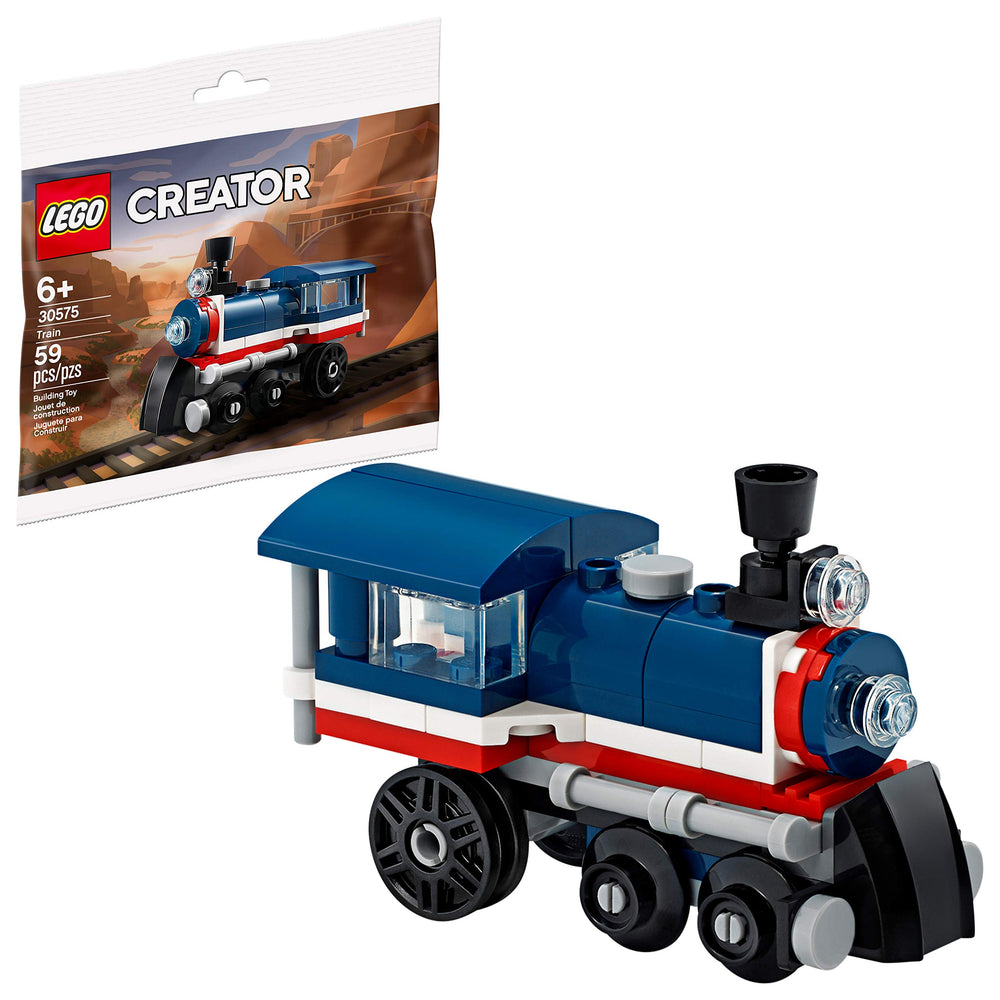 LEGO Creator Train 30575 contents: compact kit for quick, imaginative builds.