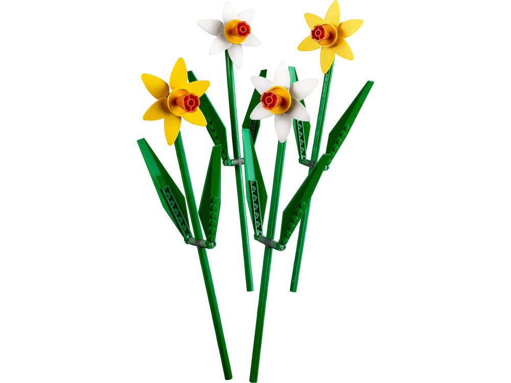 LEGO Daffodils bloom adds a bright desk centerpiece for tactile building joy.