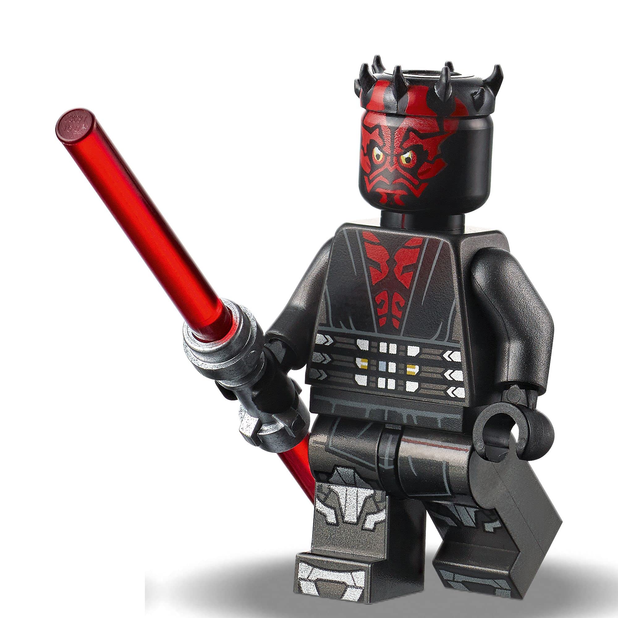 LEGO Darth Maul printed legs with silver armor details.