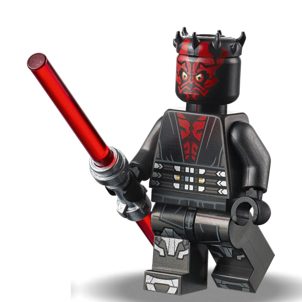 LEGO Darth Maul printed legs with silver armor details.