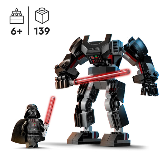 LEGO Darth Vader's Mecca cockpit opening for easy minifigure placement