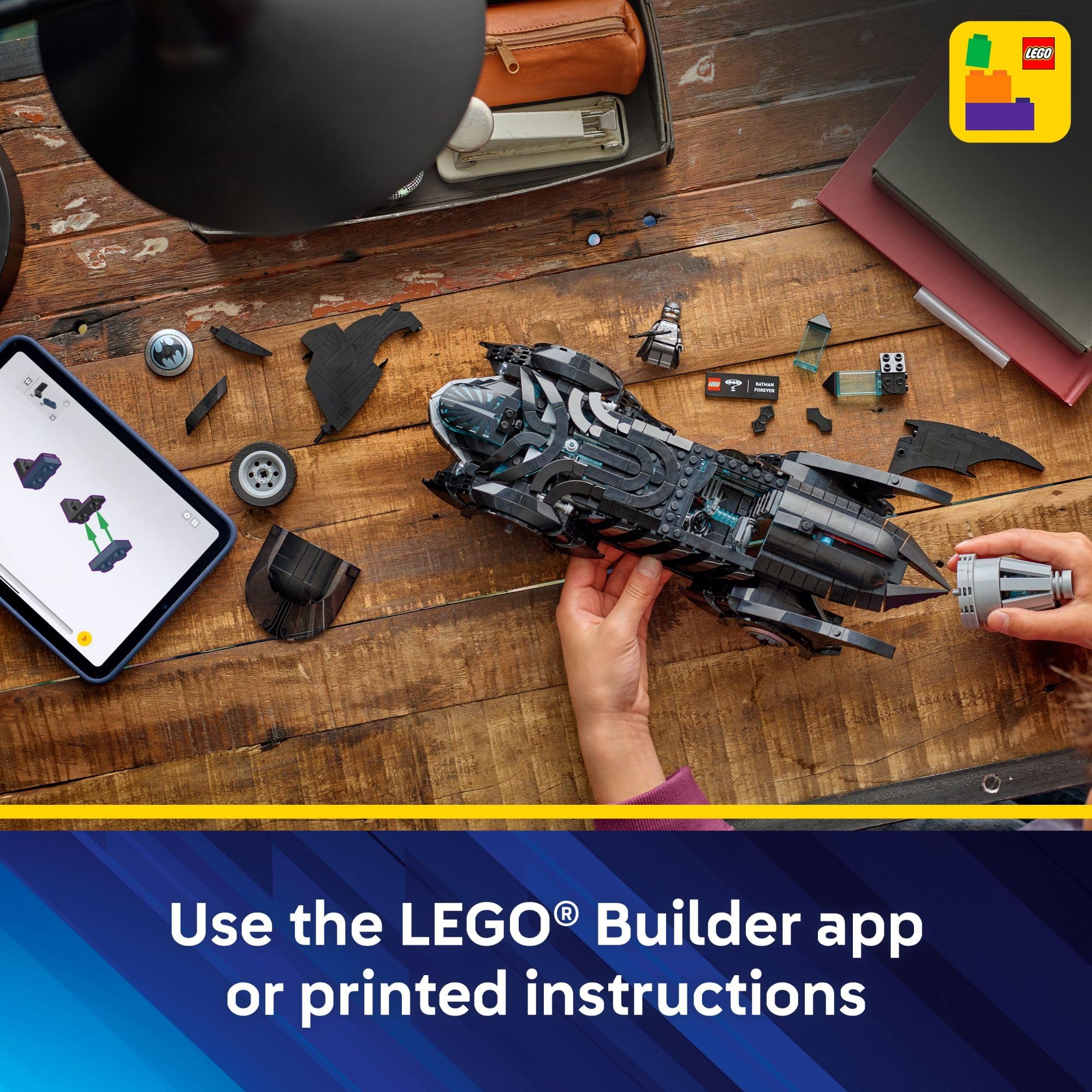 LEGO DC Batman Batmobile assembly-build challenge offers a rewarding building journey.