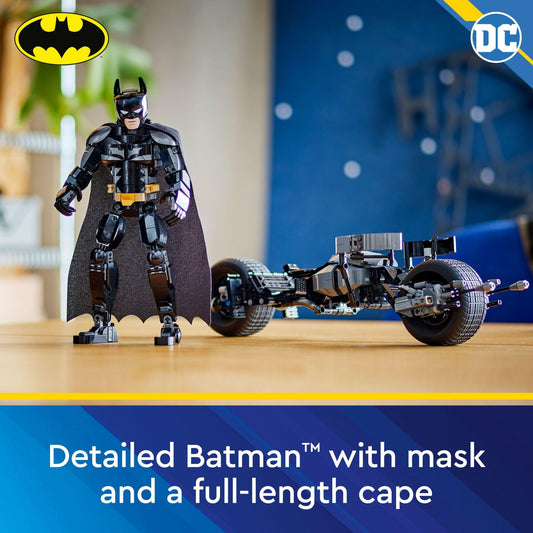 LEGO Batman action figure with movable joints supports versatile play