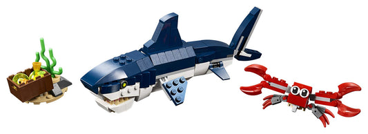 LEGO Deep Sea Creatures crab with treasure box for imaginative treasure hunts