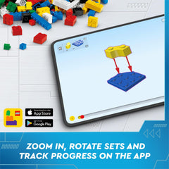LEGO Despicable Me 4 Minions build set with app-assisted instructions encourages planning and creativity.