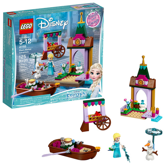 LEGO Disney Elsa's Market Adventure clock tower image — ideal for imaginative play and seasonal storytelling.