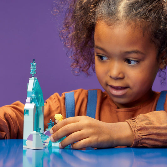 LEGO Disney Elsa mini doll figure enhances storytelling and role play moments.