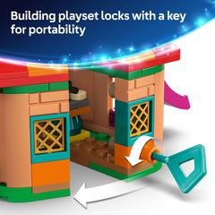 LEGO Disney Encanto mini-house balcony slide, add excitement to on-the-go playtime.