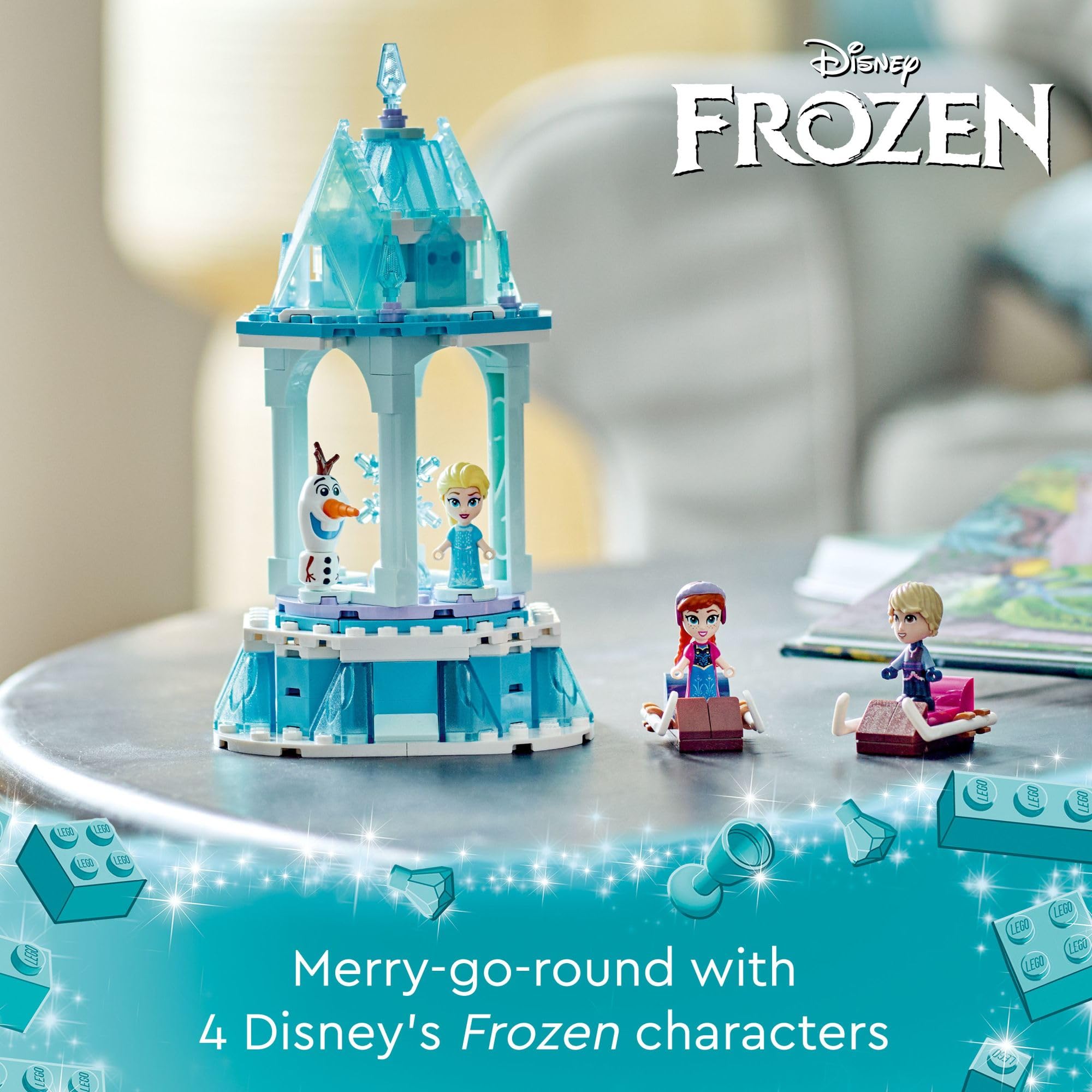 Anna micro-doll figure from LEGO Disney Frozen set 43218 for imaginative play