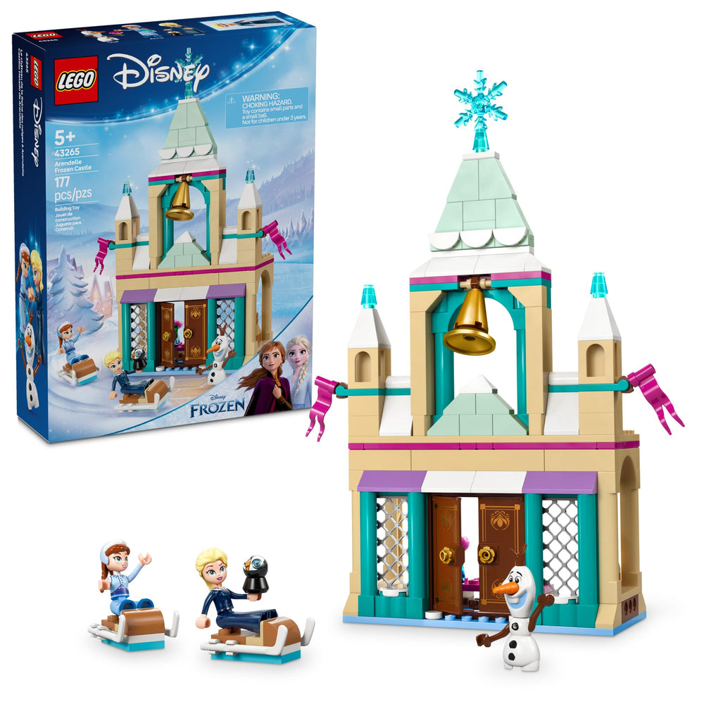 LEGO Disney Frozen Arendelle Castle buildable ice palace for imaginative play and display.