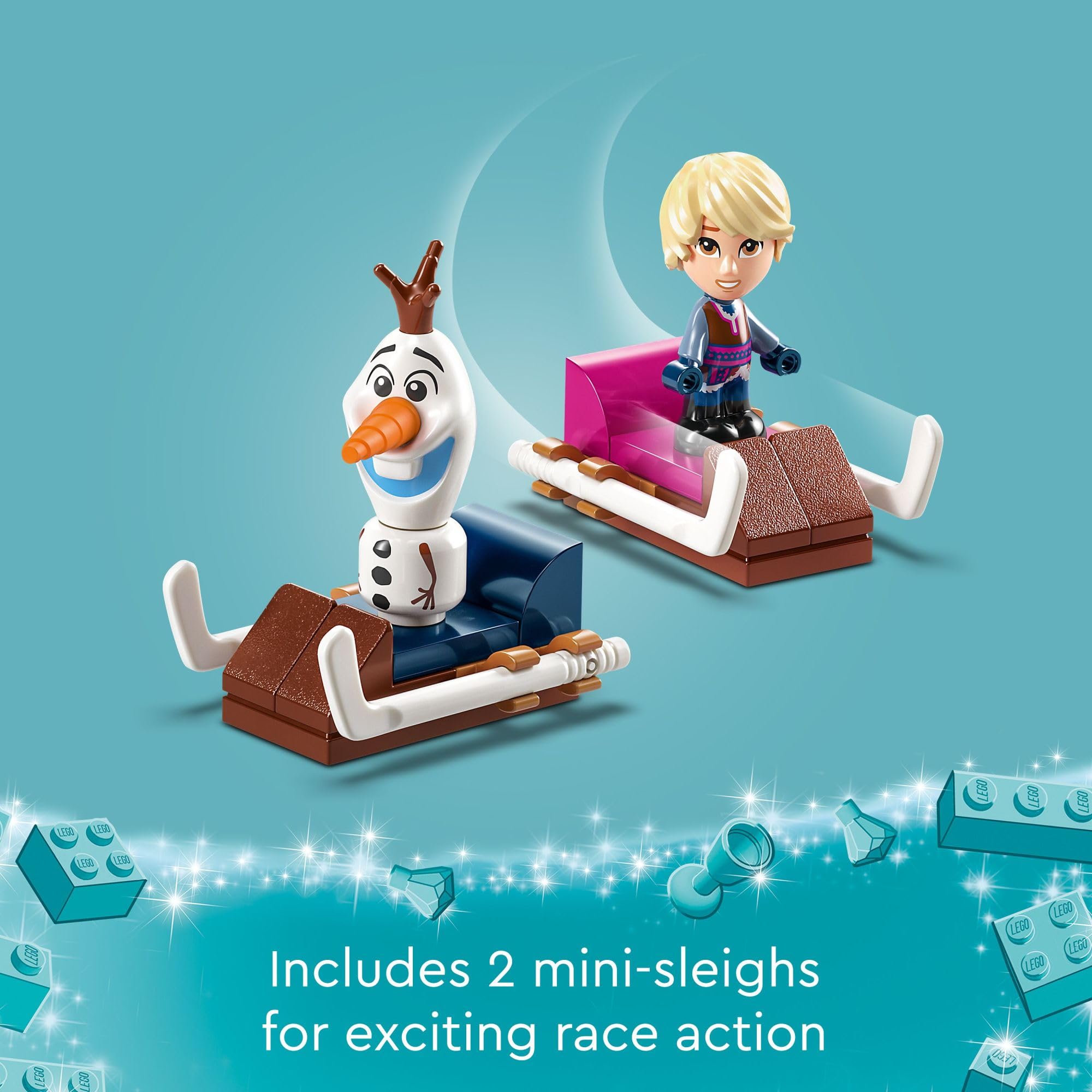 Kristoff micro-doll figure included with LEGO Disney Frozen 43218