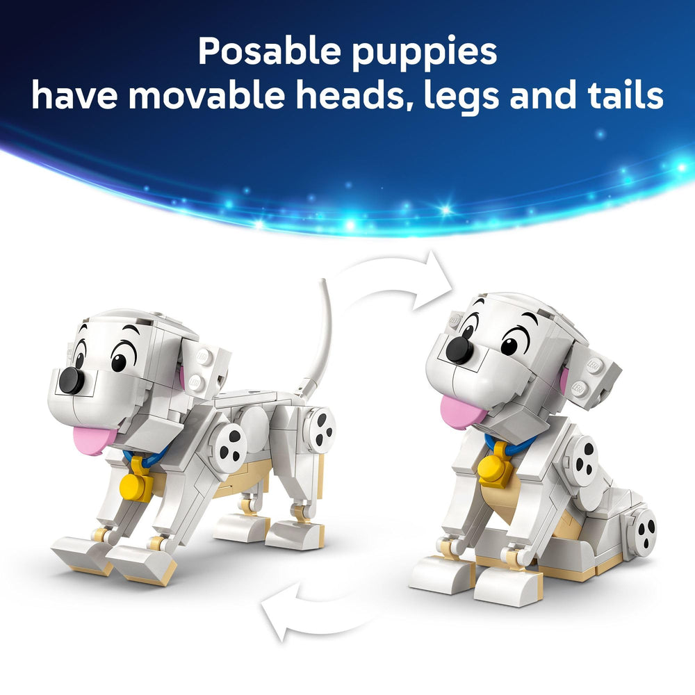 Puppies being built for display and room decor in a Disney setup.