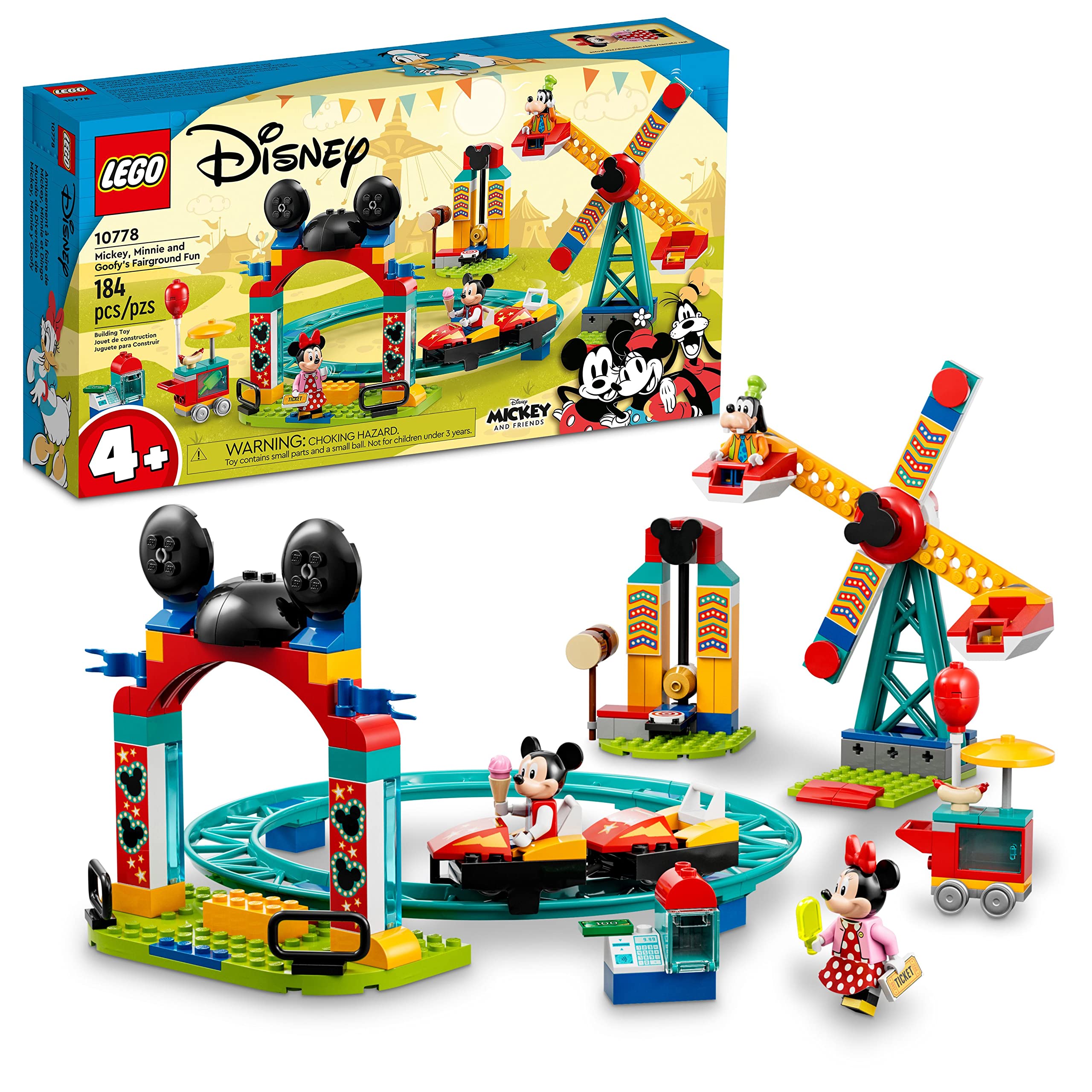 LEGO Disney Mickey and Friends ferris wheel fuels cooperative play and storytelling.