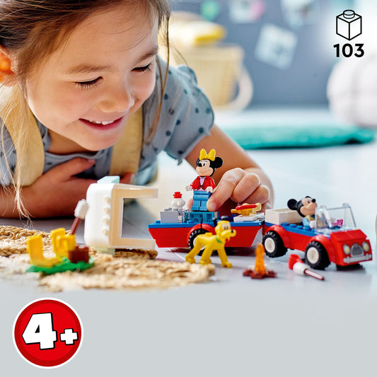 LEGO Disney Mickey and Minnie car fuels storytelling with travel-themed scenes