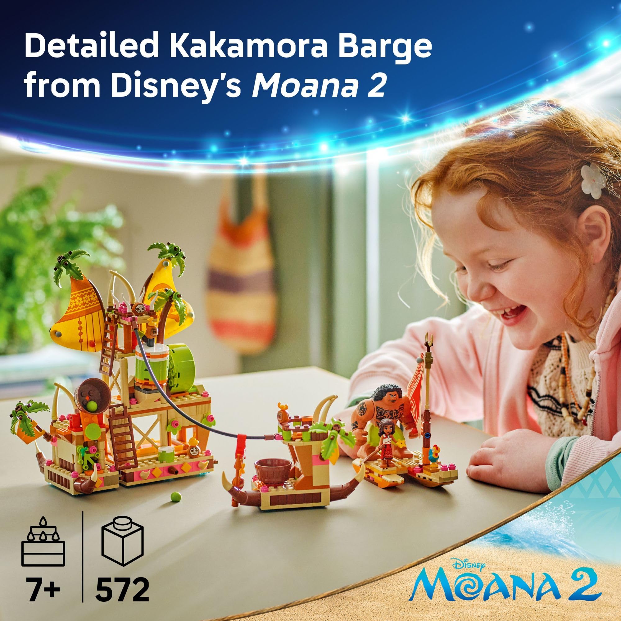 LEGO Disney Moana 2 Kakamora Barge minifigures invite adventurous pretend play