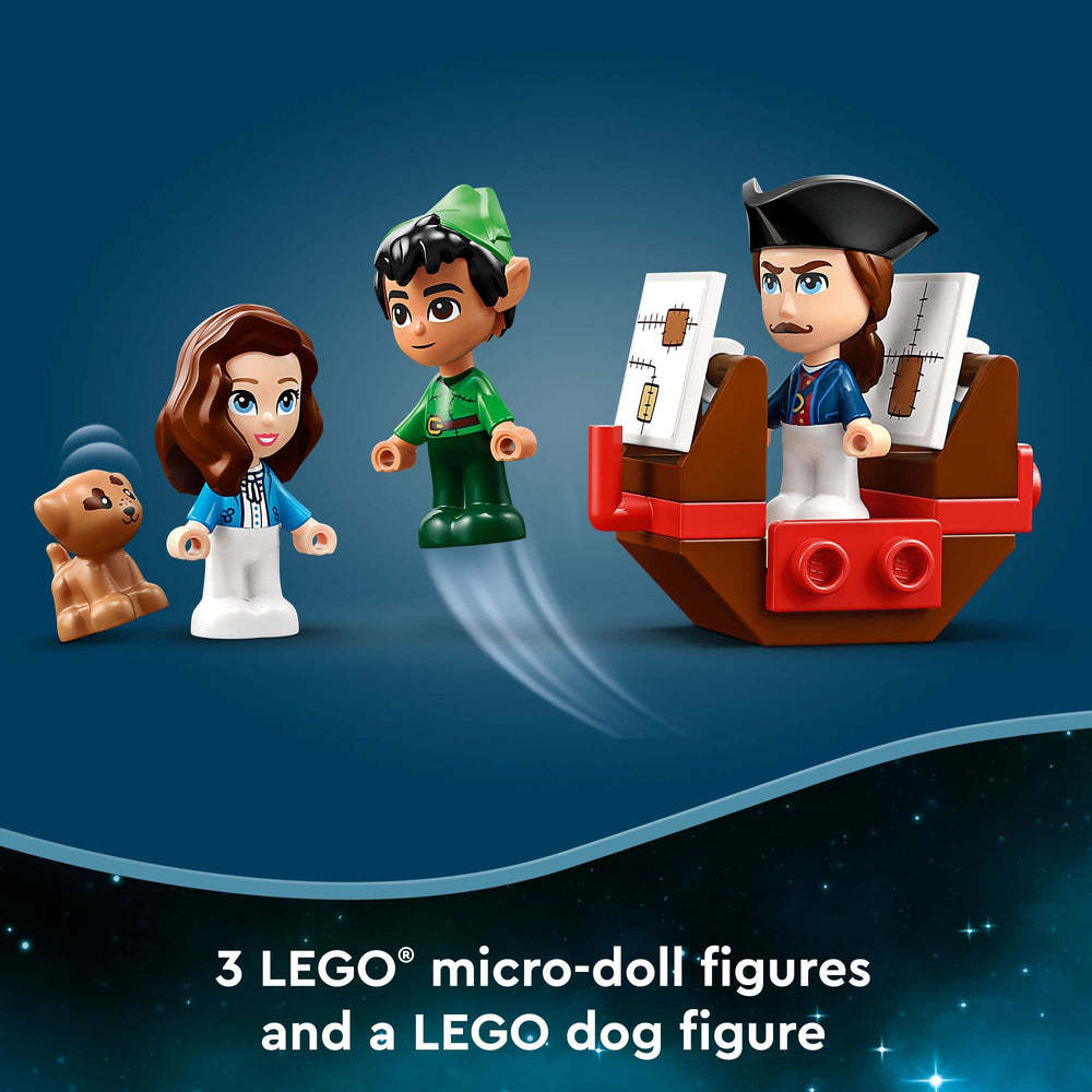 LEGO Disney Peter Pan Wendy lockable travel book lets kids play anywhere