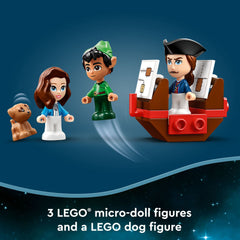 LEGO Disney Peter Pan Wendy lockable travel book lets kids play anywhere