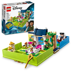LEGO Disney Peter Pan and Wendy storybook adventure cover with lockable travel design
