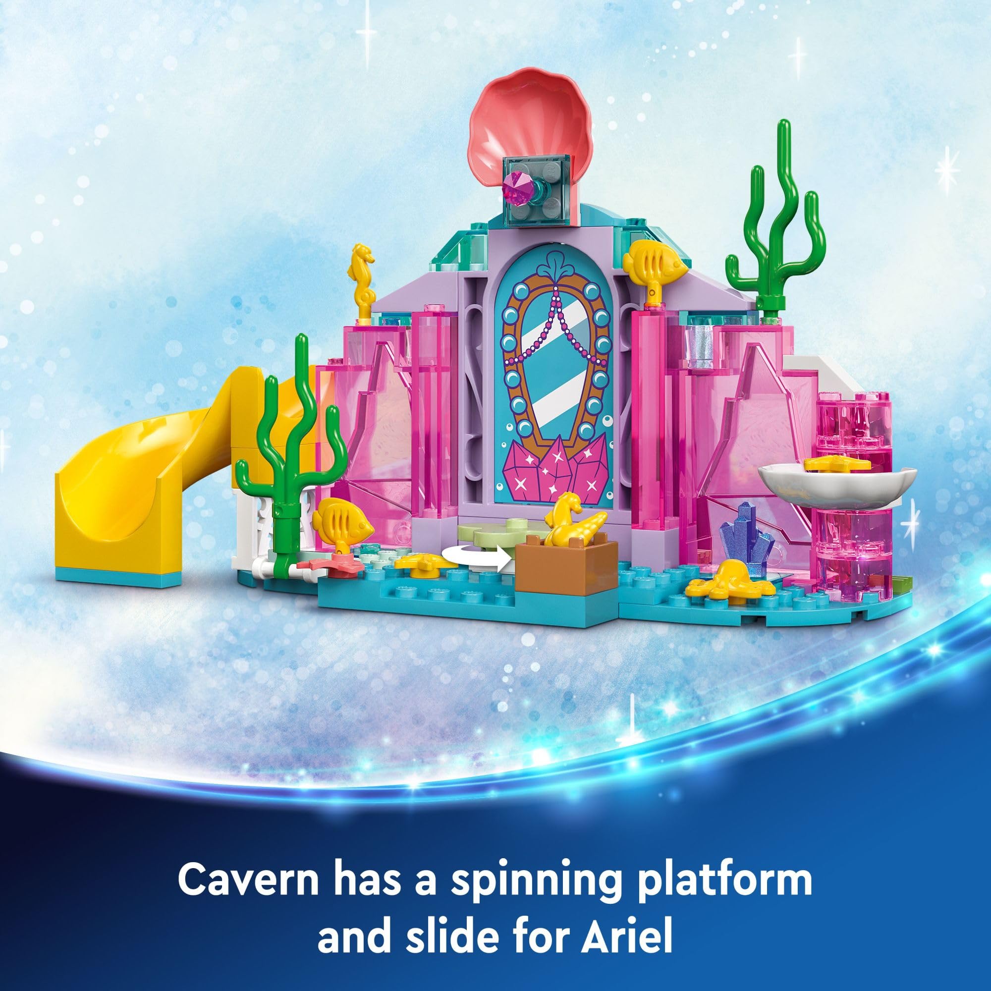 LEGO Disney Ariel’s Crystal Cavern potion area encourages pretend magical experiments