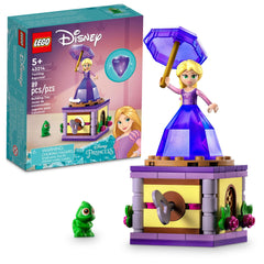 LEGO Disney Princess Twirling Rapunzel with diamond dress showcases imaginative play possibilities.