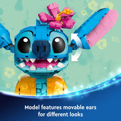 LEGO Stitch toy flower accessory for customization and display