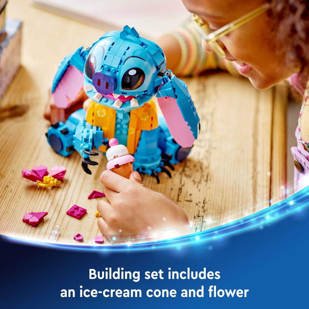 Stitch's turning head feature adds dynamic expressions for storytelling