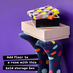 LEGO DOTS Big Box jewelry storage doubles as room décor.