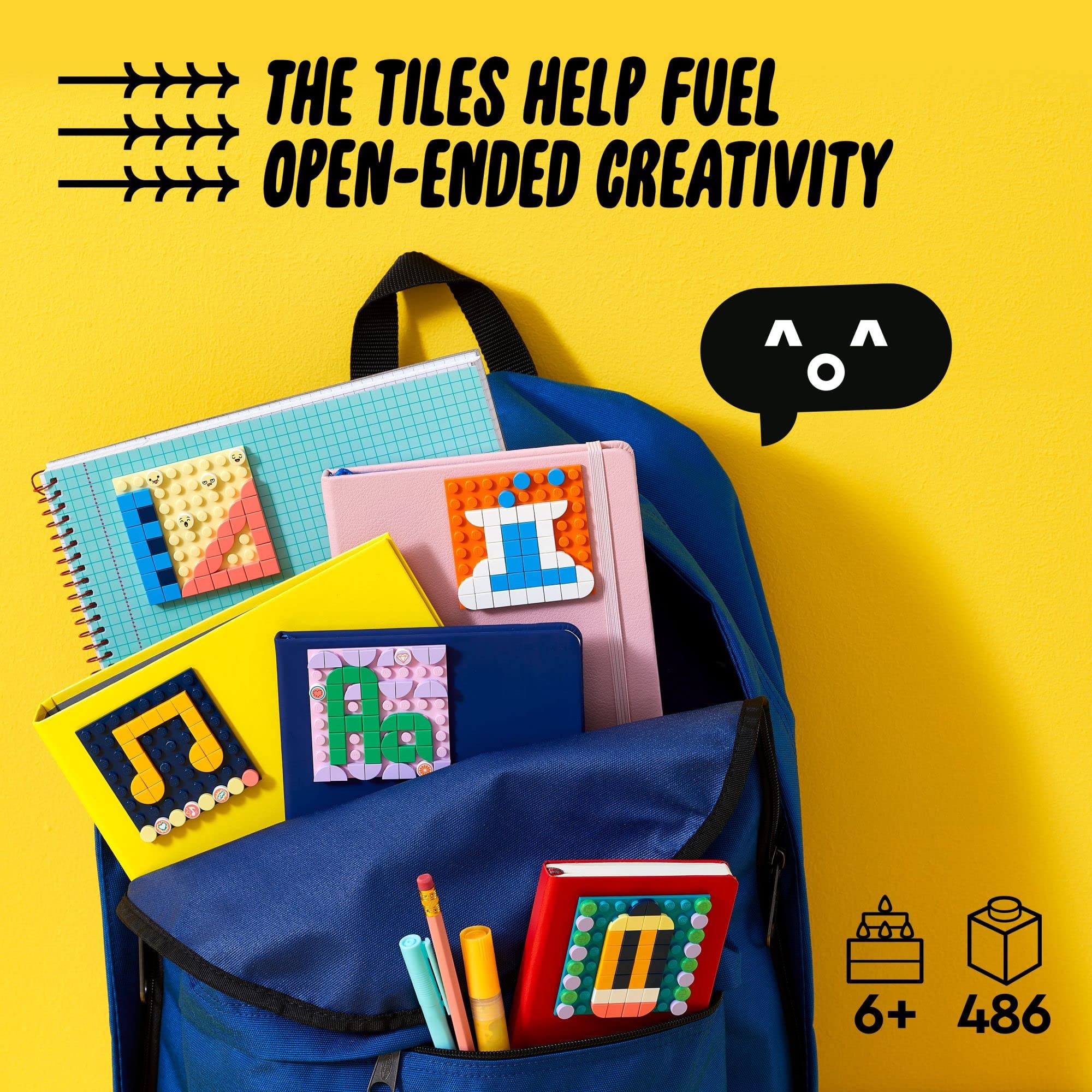 LEGO DOTS random decorated tiles spark unique design ideas