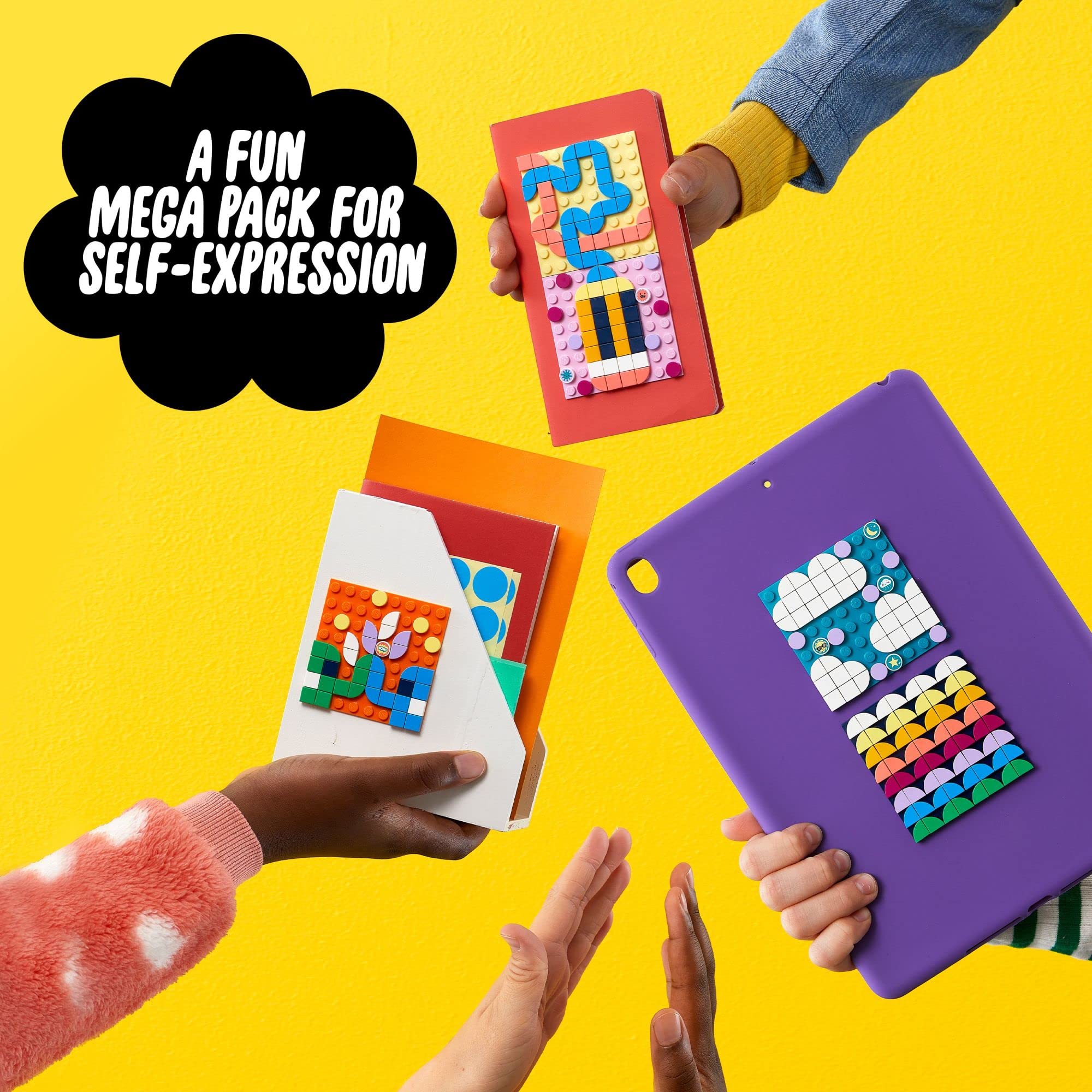 LEGO DOTS 450 colorful tiles for custom mosaic designs