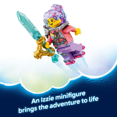 LEGO DREAMZzz Izzie attachment to Bunchurro adds heroic presence for collaborative play.