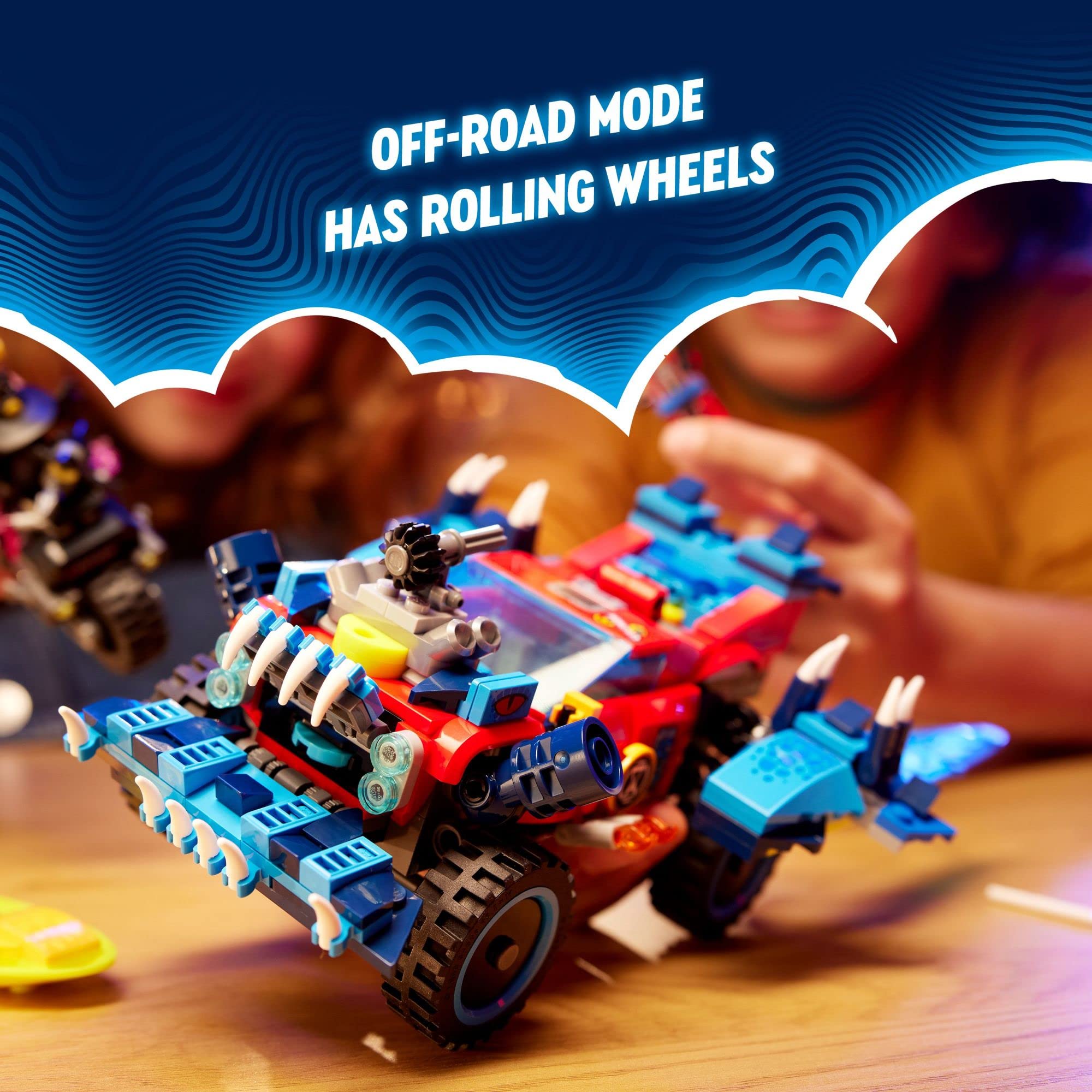 LEGO DREAMZzz Jayden minifigure ready for dream world missions and teamwork