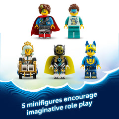 LEGO DREAMZzz Nightmare Shark Submarine secret prison adds plot twists for role-play.