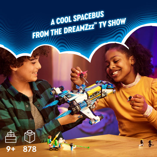 LEGO DREAMZzz Spacebus rockets and blasters enable customizable space adventures