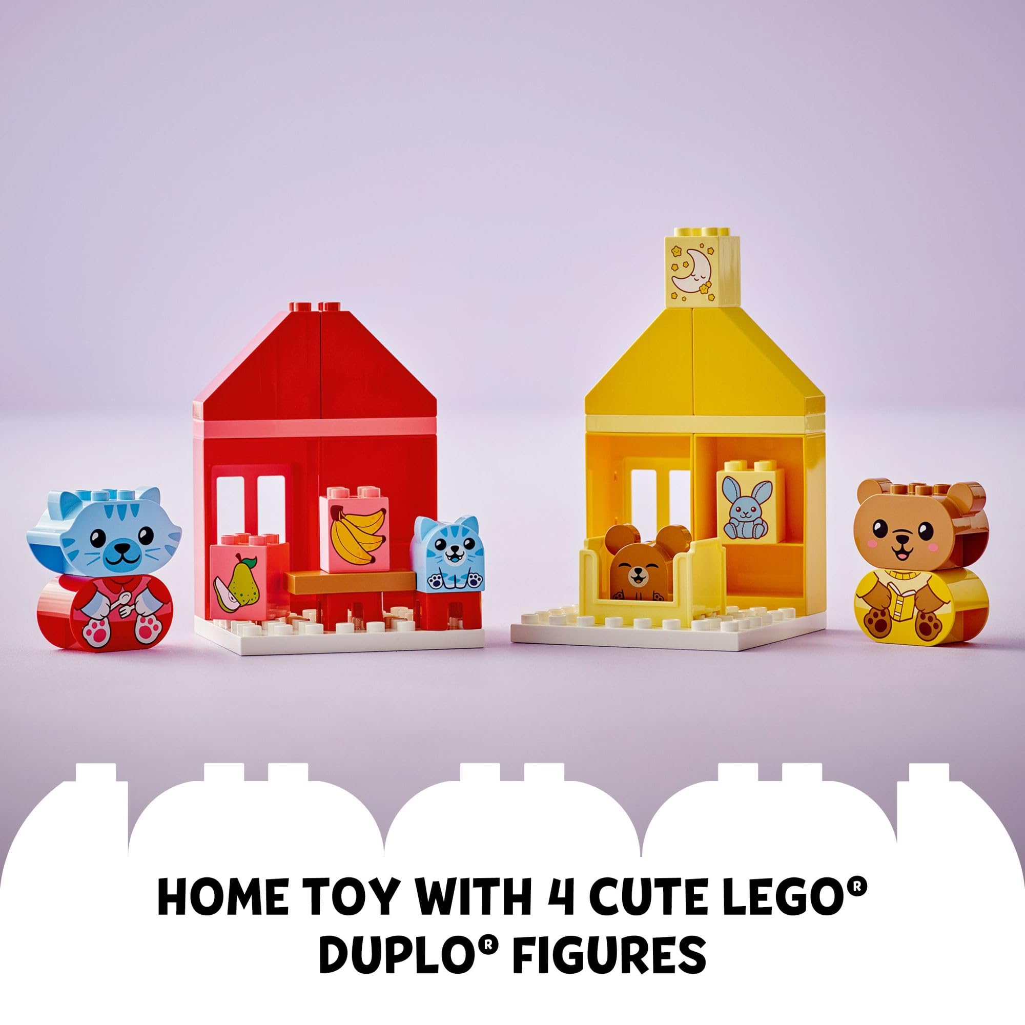LEGO DUPLO 10414 color coded routines help toddlers follow daily activities